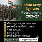 Indian Army Agniveer Recruitment 2026-27: Notification, Syllabus, Eligibility, and Apply Online