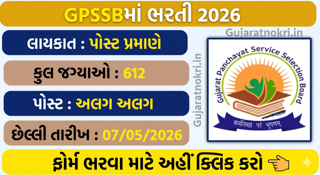 GPSSB Recruitment 2026