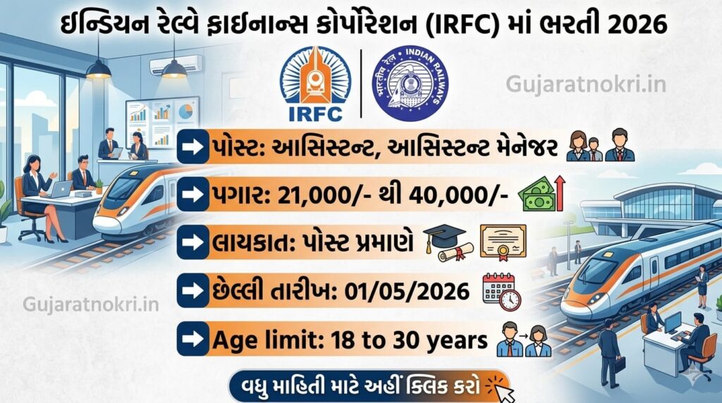 IRFC Recruitment 2026