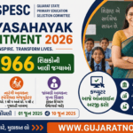 GSPESC Vidhyasahayak Recruitment 2026 Official Notification for 3966 Teaching Posts Apply Online Guide