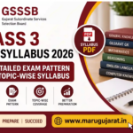 GSSSB Class 3 CCE Syllabus 2026 and Exam Pattern PDF